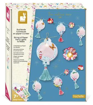 Obrázek produktu pro Janod Atelier Deco Bastelset Lichterkette - Feenlichter Girlande
