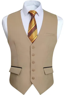 Productafbeelding van Herrenjasje, elegant, geschikt voor bruiloften en zakelijke gelegenheden, formele stijl, kleur: khaki, maat: S
