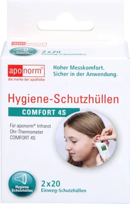 Produktbild von aponorm Fieberthermometer Ohr Comfort Schutzhüllen, 40 St