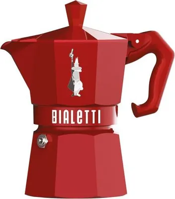 Image de Cafetière italienne 3 tasses rouge - Bialetti - 0009055 - moka exclusive
