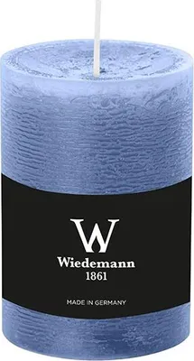Produktbild von Wiedemann Marble Rustik Kerzen, Stumpenkerzen, Graublau 100 x Ø 68 mm