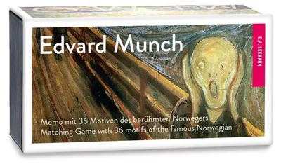 Obrázok produktu pre Edvard Munch: Hra pamäti / Spájanie obrázkov: 36 najvýznamnejších diel slávneho Nórskeho umelca