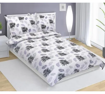 Obrázek produktu pro Krepové povlečení - 140x200 cm. 70x90 - fialová