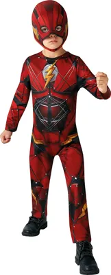 Produktbild von Flash Kinder-Kostüm Justice League™ 7 bis 8 Jahre (122 bis 128 cm)