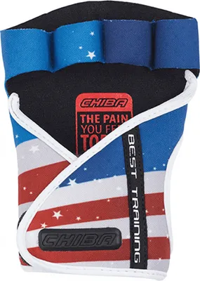 Produktbild von Chiba 40936 Lady Motivation Glove (Royal/White/Red) M - Fitness-Zubehör - Handschuhe