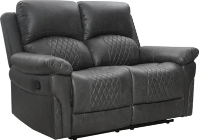 Produktbild von 2-Sitzer Sofa SYDNEY, Funktionssofa mit Taschenfederkern, aus Mikrofaser, grau