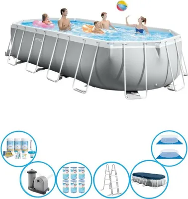 Produktbild von Intex Pool Prism Frame - Pool-Paket - 610x305x122 cm