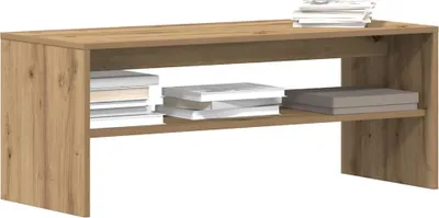 Image de Maison Exclusive - Meuble TV Chêne Artisan 100x40x40 cm Matériau dérivé du bois