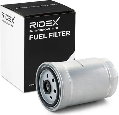 Produktbild von Kraftstofffilter RIDEX 9F0242 für HYUNDAI GETZ (TB) Anschraubfilter