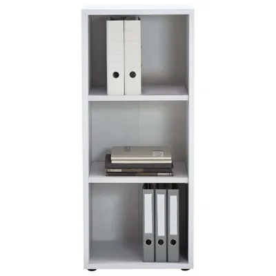 Produktbild von FMD Aktenregal mit 3 Fächern 47,1x39,9x112,5 cm Weiß