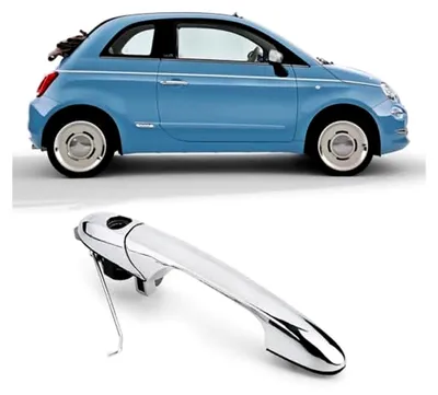 Produktbild von Kompatibel mit Türgriff Fiat 500 Außentürgriff Vorne Links Türgriff Linke Vordertür Griffverkleidung (Linke Fahrerseite)