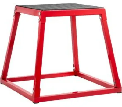 Obrázek produktu pro Plyometrická bedna – platforma pro výstupy – ocel – protiskluzová – pro vysoké zatížení – 61 cm – pro posilování