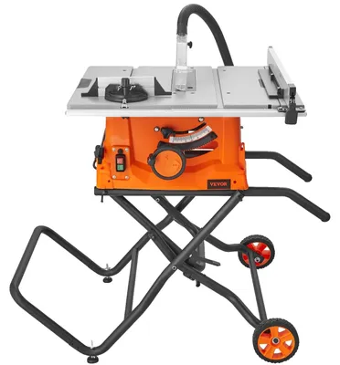 Immagine prodotto di VEVOR sega circolare da tavolo 1800W, sega da tavolo Ø254mm 4800rpm, 85mm a 90° sezione trasversale 55mm a 45° taglio obliquo, arresto angolare -60˚/60˚, ideale per il taglio del legno e progetti di falegnameria fai da te