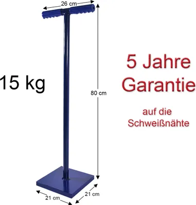 Produktbild von Betonstampfer 15kg Handstampfer Erdstampfer Bodenverdichter Stampfer 21x21cm T-Griff *G*