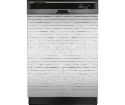 Produktbild von Magnete Dekorative 60x70 cm Küche Magnetmatte Spülmaschine - weißer Backstein Ziegel