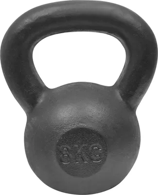 Produktbild von LIFEFIT Stahl-Kettlebells, schwarz, 8 kg