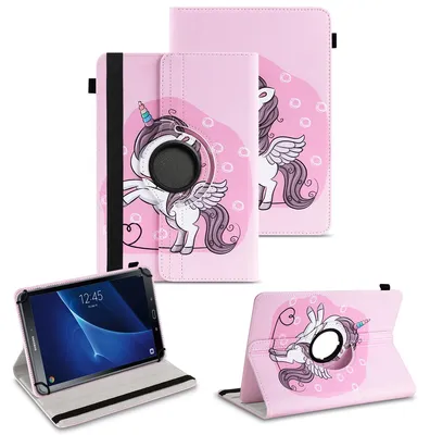Produktbild von Tablet Hülle für Samsung Galaxy Tab A6 10.1 2016 360° Drehbar Case Cover SchutzFarben:Motiv 16