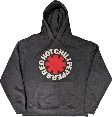 Produktbild von Red Hot Chilli Peppers - Mikina s kapucí "Classic Asterisk" pro muže/dámy Uni RO3708 (S) (Anthracite)