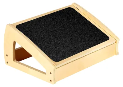 Produktbild von Fußstütze aus Naturholz für den Schreibtisch, rutschfest, ergonomische Unterstützung für Zuhause und Büro
