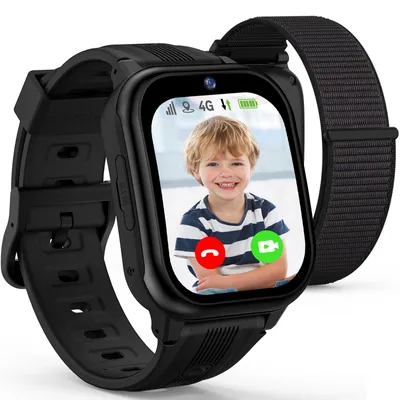 Zdjęcie produktu dla Ralio R5 Plus – smartwatch dla dzieci z GPS, wideorozmowami, zakrzywionym ekranem Ultra HD, lokalizacją na żywo i funkcją SOS – prezent dla dzieci