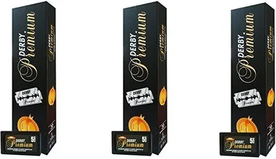 Image de Eurostil Derby Premium Cuchillas De Afeitar Acanaladas 1un