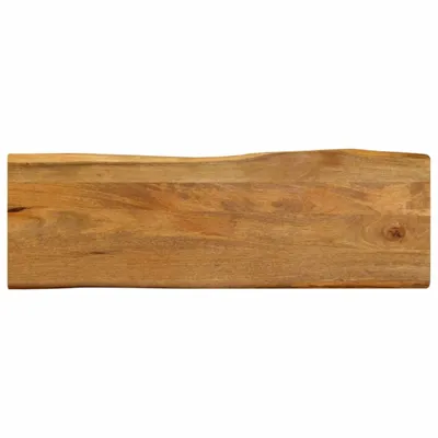 Image de Plateau de table avec arête d'arbre 140x40x3,8 cm bois massif mangue