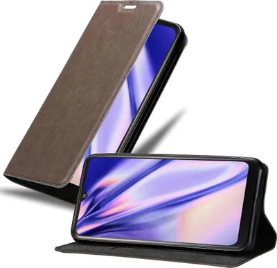 Produktbild von Cadorabo Hülle für LG K50 Schutz Hülle in Braun Handyhülle Etui Case Cover Magnetverschluss