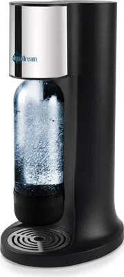 Produktbild von Orion Wassersprudler Sprudler zum Aufsprudeln von Wasser Kohlensäure für Wasser Siphonflasche schwarz AquaDream