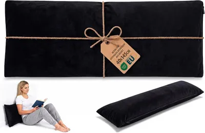 Produktbild von Bezug für Seitenschläferkissen Schwangerschaftskissen 40x145 cm - Kuschelkissen Schlafkissen Pregnancy Pillow Stillkissen Kissen mit Bezug für Seitenschläfer und Erwachsene