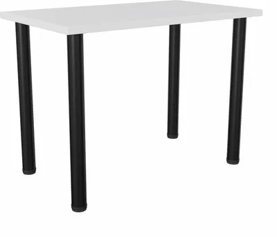 Produktbild von PLATAN ROOM Esstisch BOSTON, Küchentisch 80 x 60 cm, 100 x 60 cm Bürotisch, Schreibtisch Weiß, Eiche Artisan