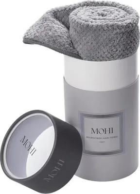 Produktbild von Mohi Microfiber Hair Towel Grey