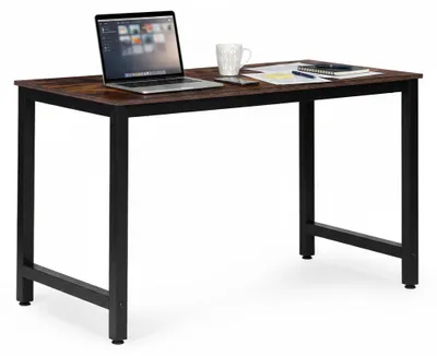 Zdjęcie produktu dla Biurko komputerowe szkolne stół 120x60 cm postarzany orzech ModernHome
