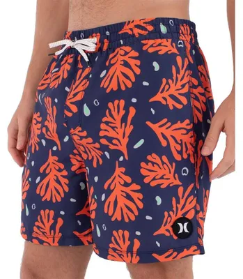 Imagen del producto de HURLEY M Volley Icon Printing Press Boardshorts para Hombre, Monzón, XL