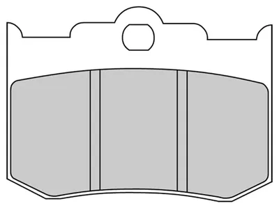 Produktbild von Ferodo Fdb2040p Bremsbeläge Silber  Silber One Size