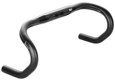 Image de Guidon Deda Elementi Zero100 Anatomic 44 cm noir sur noir - Vélo de course...