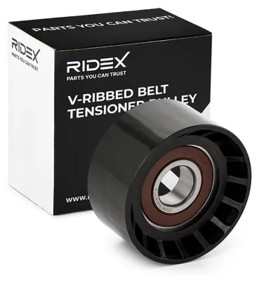 Produktbild von RIDEX 310T0098 Spannrolle Keilrippenriemen 60mm für OPEL Vivaro A Kastenwagen (X83) für RENAULT ESPACE IV (JK0/1) TRAFIC II Kasten (FL) TRAFIC II Bus