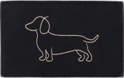 Produktbild von Cawö Badematte Duschvorleger We love Dogs 6248-93 Dackel schwarz 50x80