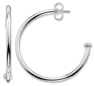 Produktbild von THOMAS SABO Damen Ohrringe Creolen Karma Beads 925 Sterling Silber CR590-001-12