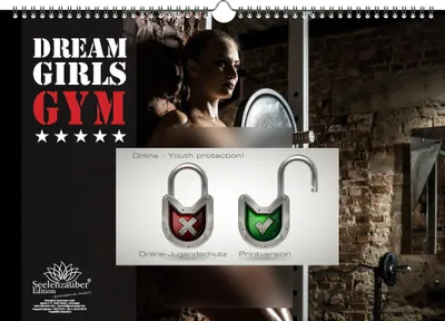 Produktbild von Dreamgirls GYM DIN A3 Kalender Querformat - Immerwährender Kalender  Erotik - Seelenzauber