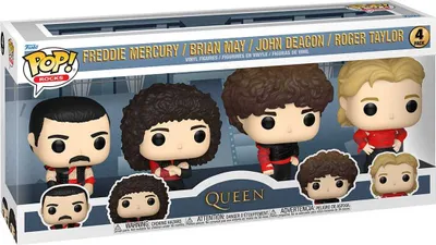 Image de Funko Pop! Queen - Zestaw 4 Figurkek Winylowych - Oficjalny Produkt