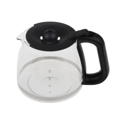 Produktbild von SEB Tefal Kaffeekanne Glaskanne mit Deckel schwarz für WMF Bueno Kaffeemaschine - Nr.: FS1000050071