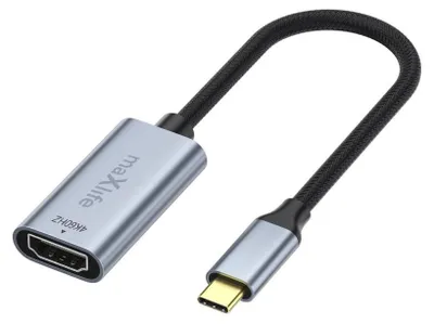 Zdjęcie produktu dla Maxlife Adapter Mxhc-01 Hdmi - Usb-C 4K 60Hz Czarny