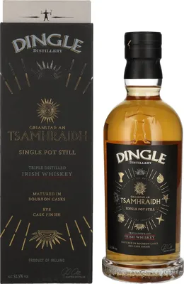 Image de Dingle GRIANSTAD AN TSAMHRAIDH Single Pot Still Irish Whiskey Triple Distilled 52,5% Vol. 0,7l en boîte cadeau