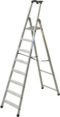 Produktbild von Facal Stufenstehleiter QUADRA S300 Aluminium 8 Stufen