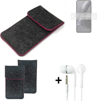 Produktbild von K-S-Trade Handy Hülle Schutz Hülle kompatibel mit Motorola Edge 30 Neo Schutzhülle Handyhülle Filztasche Pouch Tasche Case Sleeve Filzhülle