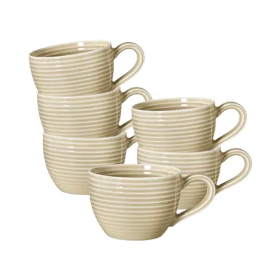 Produktbild von Seltmann Weiden Beat Sandbeige Espressoobertasse 0,11 l 6er Set