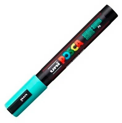 Produktbild von Marker POSCA PC-5M Türkisgrün (6 Stück)