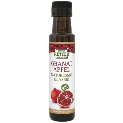 Produktbild von Bio Granatapfel Naturessig Klassik 250ml von Obsthof Retter