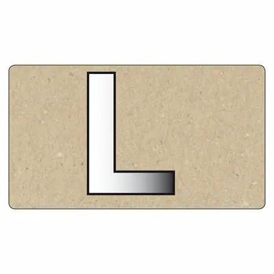 Immagine prodotto di Specchio ornamenti lettera maiuscola L