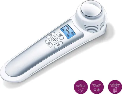 Produktbild von Welikera Gesichtsmassagegerät Hautverjüngung & Beauty Instrument, Kaltes & Heißes Farblicht Beauty Gerät, Anti-Aging Massagegerät